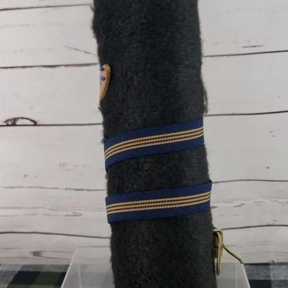 Fox Brand‎ Boys Blue Brown School Church Striped Elastic Belt